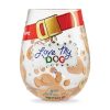 Enesco LOLITA Love My Dog Stemless Wine Glass -VilleroyBoch shop 16677714 fpx