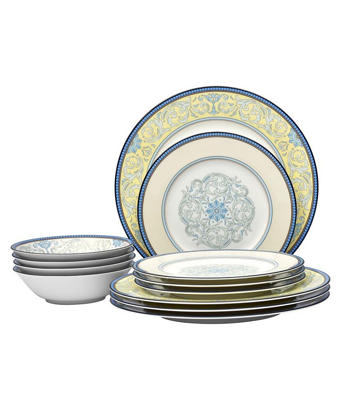 Menorca Palace 12-PC Dinnerware Set Noritake Menorca Palace 12-PC Dinnerware Set -VilleroyBoch shop