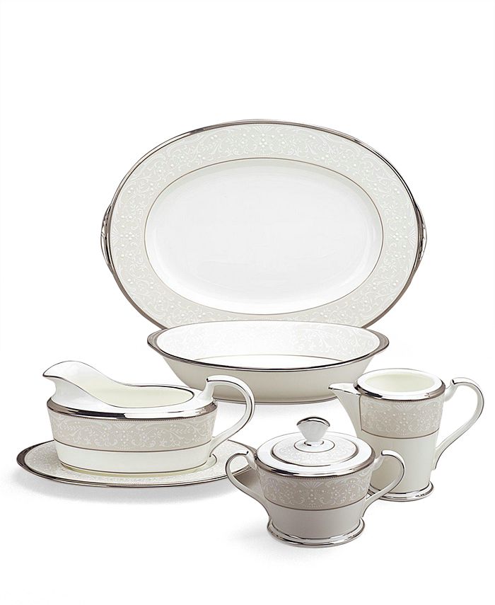 Noritake Silver Palace 5-Piece Place Setting 6 Noritake Silver Palace 5-Piece Place Setting - Image 4
