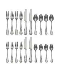 Lenox Textured Neutrals 20-PC Flatware Set, Service For 4