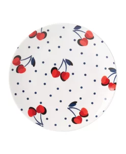 Kate Spade New York Vintage Cherry Dot Accent Plate