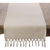 Saro Lifestyle Knotted Tassel Table Runner 1 Saro Lifestyle Knotted Tassel Table Runner -VilleroyBoch shop 17223454 fpx
