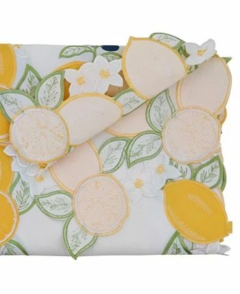 Saro Lifestyle Cutwork Embroidered Runner - Image 2