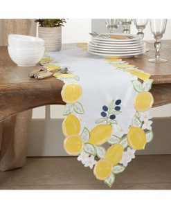 Saro Lifestyle Cutwork Embroidered Runner -VilleroyBoch shop 17223470 fpx