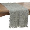 Saro Lifestyle Fringe Waffle Weave Runner -VilleroyBoch shop 17223501 fpx