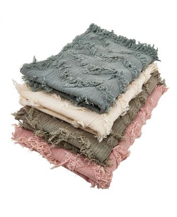 Saro Lifestyle Fringe Chevron Runner 5 Saro Lifestyle Fringe Chevron Runner - Image 3
