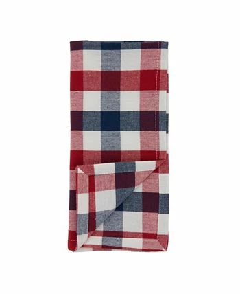 Saro Lifestyle Gingham Check Napkin Set Of 4 - Image 2