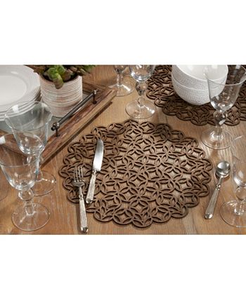 Cut Placemat Set Of 4 Saro Lifestyle Cut Placemat Set Of 4 -VilleroyBoch shop