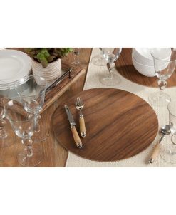 Saro Lifestyle Wood Print Placemat Set Of 4 -VilleroyBoch shop 17223627 fpx