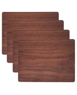 Saro Lifestyle Wood Print Placemat Set Of 4 4 Saro Lifestyle Wood Print Placemat Set Of 4 -VilleroyBoch shop 17223634 fpx