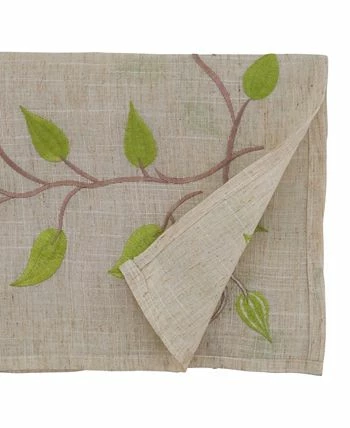 Saro Lifestyle Embroidered Vine Runner - Image 2