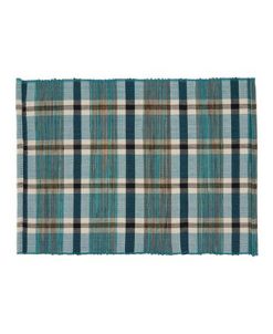 Saro Lifestyle Plaid Woven Water Hyacinth Placemat Set Of 4 -VilleroyBoch shop 17223712 fpx