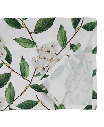 Saro Lifestyle Floral Topper 4 Saro Lifestyle Floral Topper - Image 2