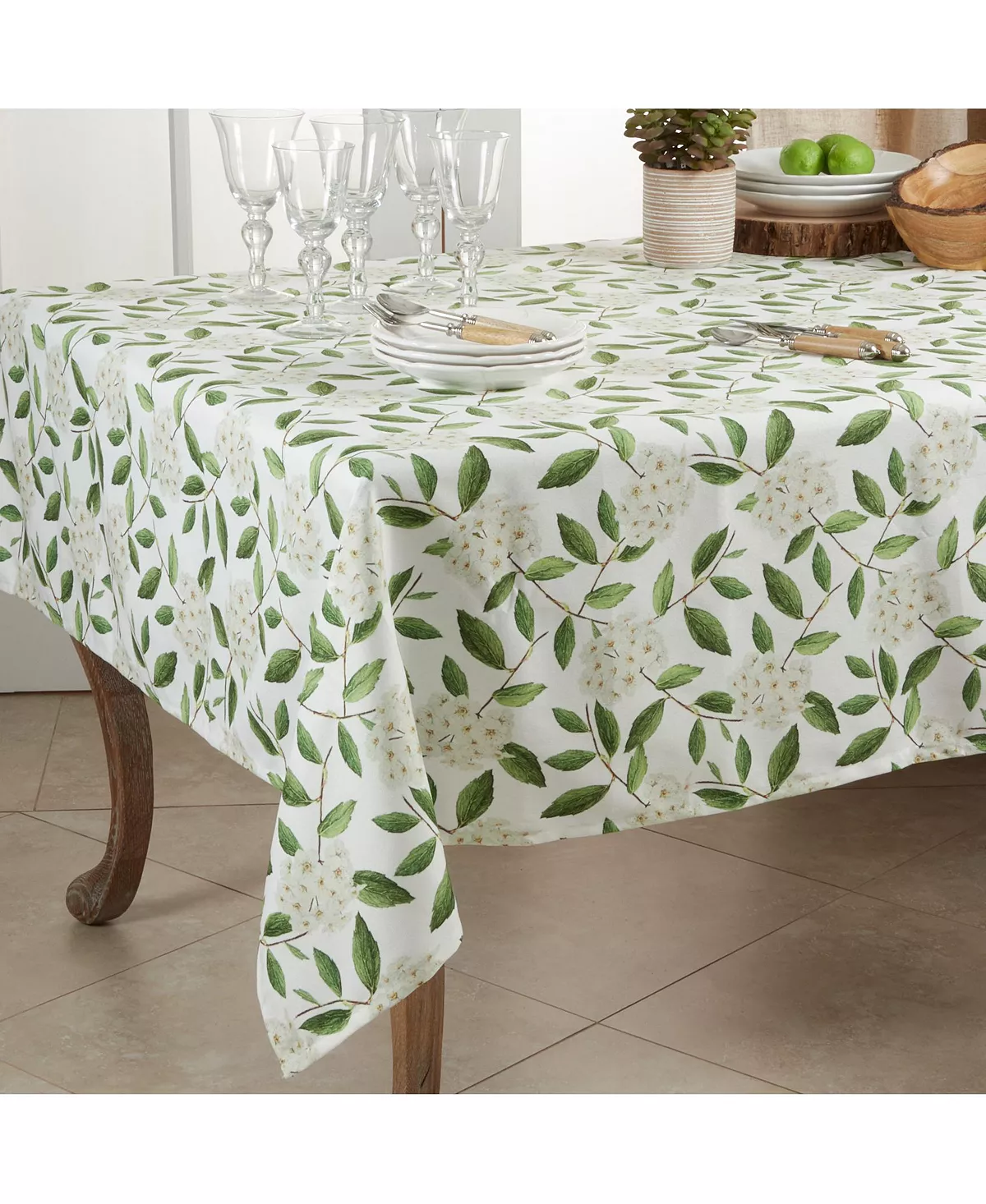Saro Lifestyle Floral Topper - Image 3