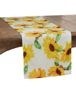 Saro Lifestyle Unflower Runner