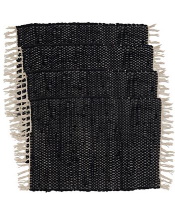 Saro Lifestyle Chindi Placemat Set Of 4 4 Saro Lifestyle Chindi Placemat Set Of 4 - Image 2