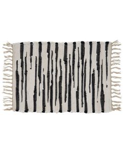 Saro Lifestyle Zebra Chindi Placemat Set Of 4