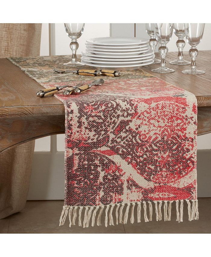 Saro Lifestyle Distressed Rug Runner 6 Saro Lifestyle Distressed Rug Runner - Image 4