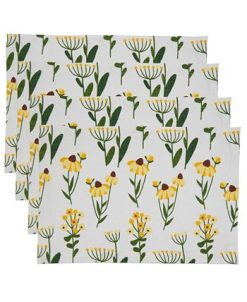 Saro Lifestyle Floral Placemat Set Of 4 -VilleroyBoch shop 17223992 fpx