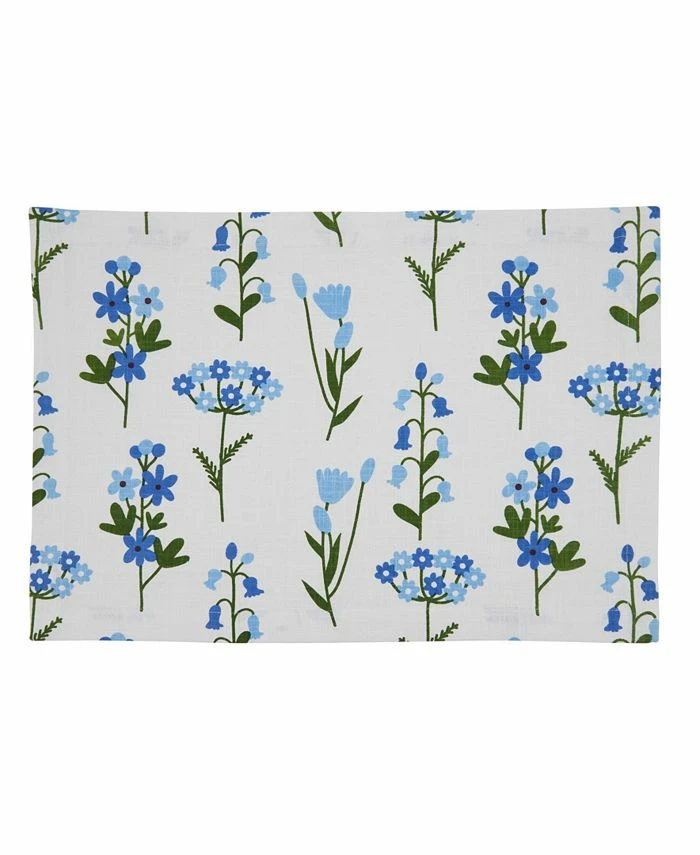 Saro Lifestyle Floral Placemat Set Of 4
