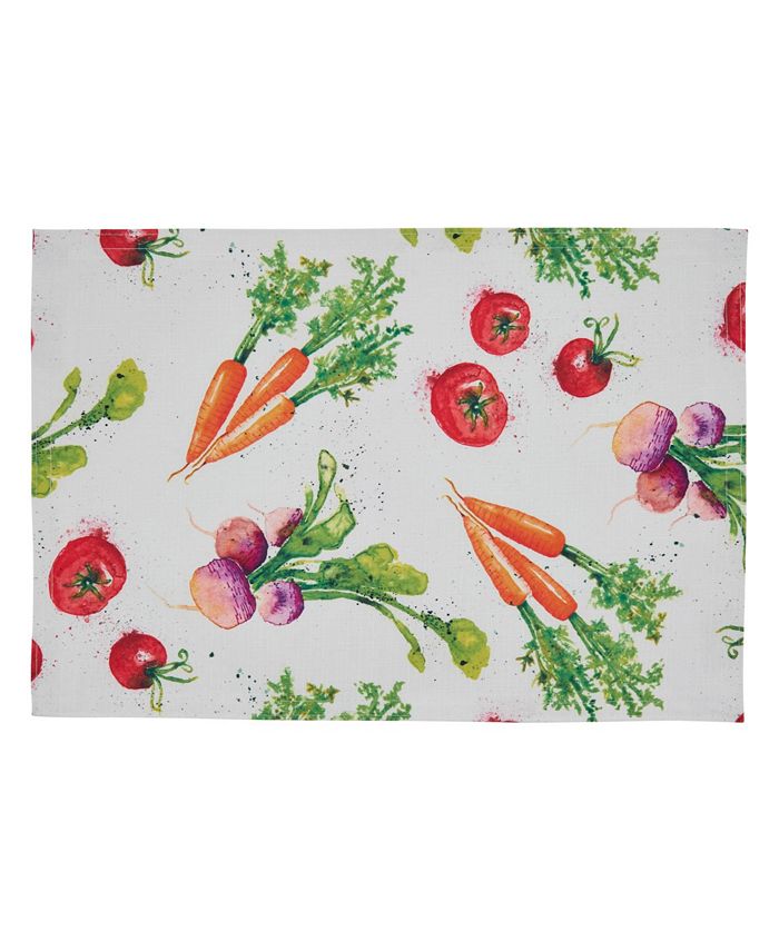 Veggies Placemat Set Of 4 Saro Lifestyle Veggies Placemat Set Of 4 -VilleroyBoch shop