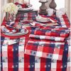 Saro Lifestyle And Checkered Table Runner -VilleroyBoch shop 17224156 fpx