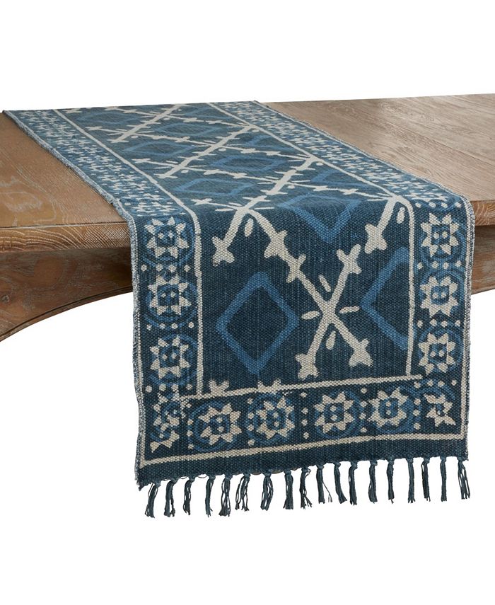 Distressed Rug Runner Saro Lifestyle Distressed Rug Runner -VilleroyBoch shop