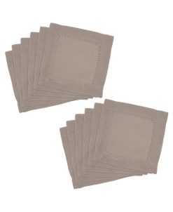 Saro Lifestyle Hemstitched Border Cocktail Napkin Set Of 12 3 Saro Lifestyle Hemstitched Border Cocktail Napkin Set Of 12 -VilleroyBoch shop 17224184 fpx