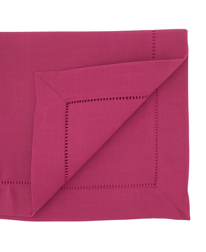 Runner With Hemstitched Border Saro Lifestyle Runner With Hemstitched Border -VilleroyBoch shop