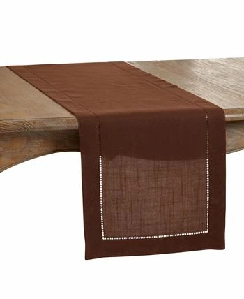 Saro Lifestyle Runner With Hemstitched Border - Image 3