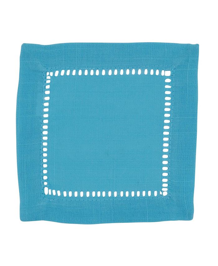 Saro Lifestyle Hemstitched Border Cocktail Napkin Set Of 12 3 Saro Lifestyle Hemstitched Border Cocktail Napkin Set Of 12
