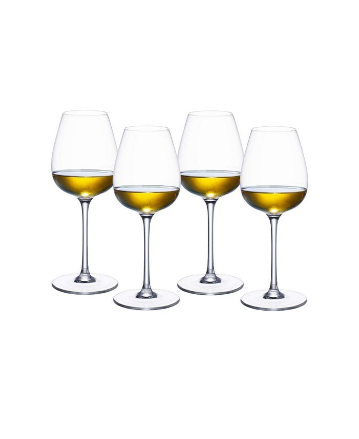 Purismo White Wine Fresh And Rounded Glass, Set Of 4 Villeroy & Boch Purismo White Wine Fresh And Rounded Glass, Set Of 4 -VilleroyBoch shop