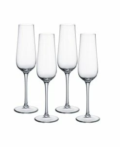 Villeroy & Boch Purismo Special Champagne Glass, Set Of 4