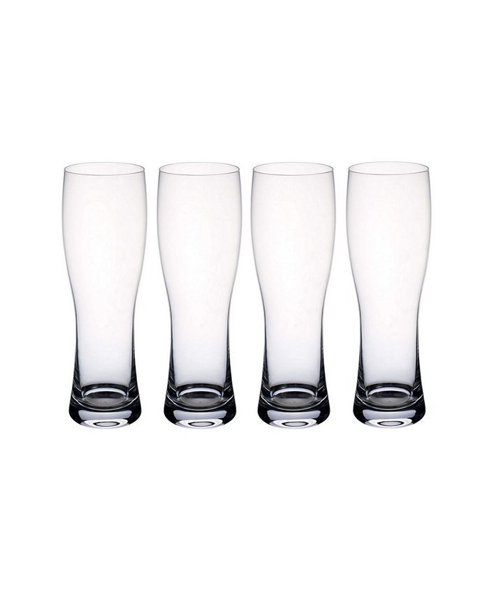 Villeroy & Boch Purismo Wheat Beer Pilsner Glass, Set Of 4 3 Villeroy & Boch Purismo Wheat Beer Pilsner Glass, Set Of 4