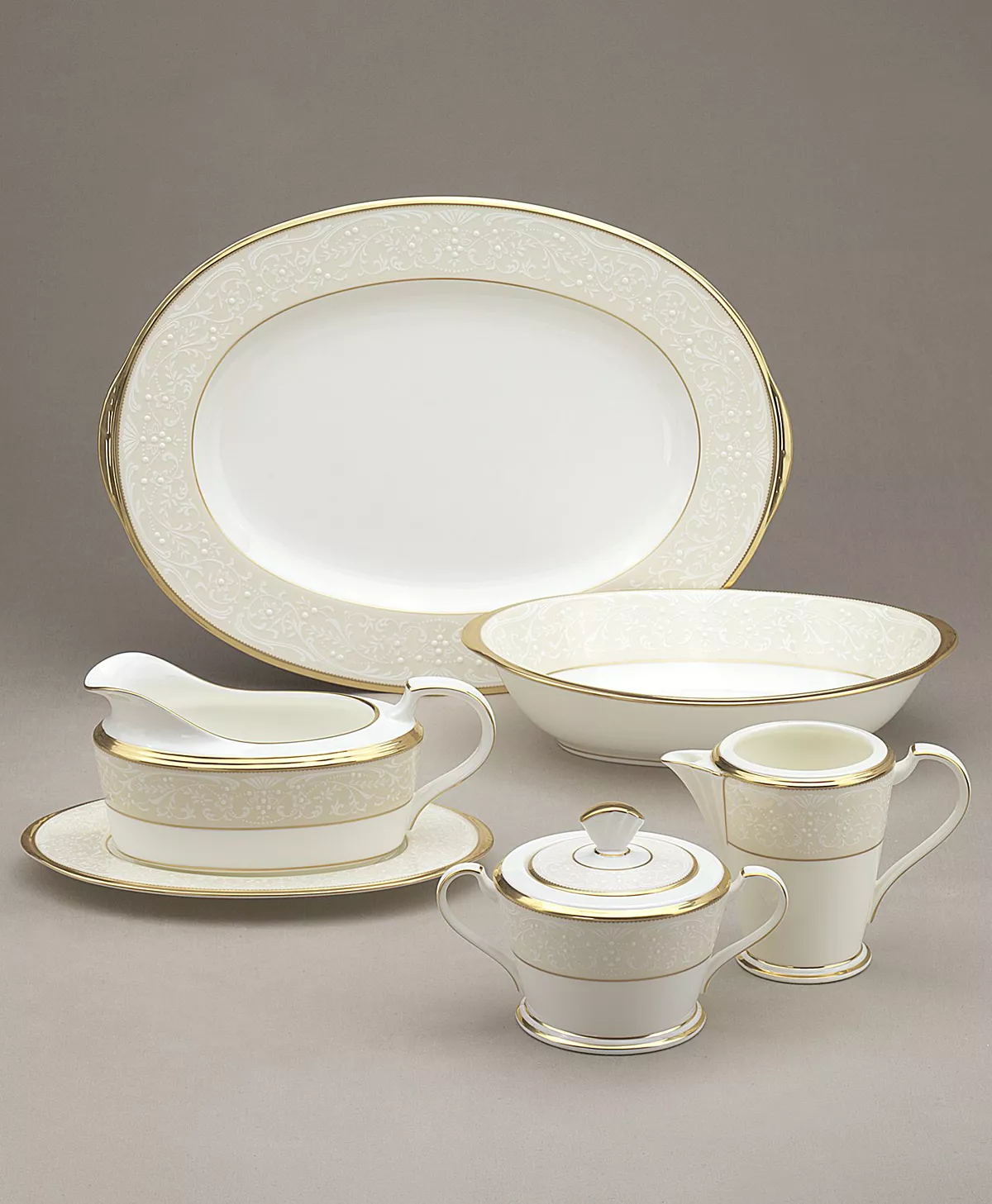 Noritake White Palace 5-Piece Place Setting 5 Noritake White Palace 5-Piece Place Setting - Image 3