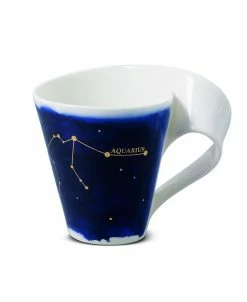 Villeroy & Boch New Wave Stars Mug, Aquarius