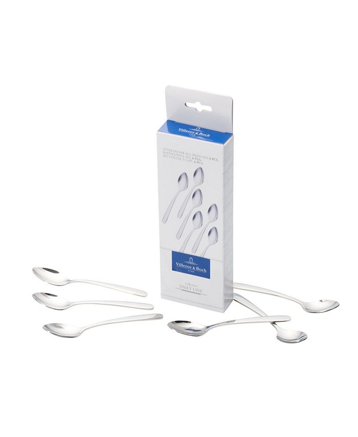Villeroy & Boch Daily Line After Dinner Teaspoons Set - 6 Pieces 3 Villeroy & Boch Daily Line After Dinner Teaspoons Set - 6 Pieces