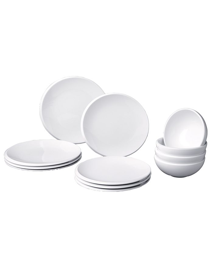 New Moon 12 Piece Dinnerware Set, Service For 4 Villeroy & Boch New Moon 12 Piece Dinnerware Set, Service For 4 -VilleroyBoch shop
