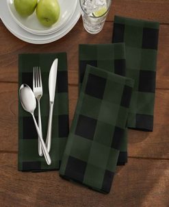 Elrene Farmhouse Living Holiday Buffalo Check Cotton Napkins, Set Of 4 20x20 -VilleroyBoch shop 17590440 fpx