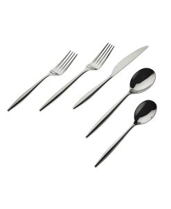 Godinger Milano Mirror 20 Piece Flatware Set, Service For 4