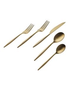 Godinger Milano Matte 20 Piece Flatware Set, Service For 4