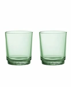 Villeroy & Boch It's My Match Water Glass, Mineral Green Set Of 2