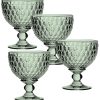 Villeroy & Boch Ston Green Crystal Dessert Bowl/ Champagne Glass, Set Of 4 -VilleroyBoch shop 17969083 fpx