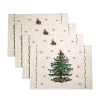 Spode Christmas Tree Ivory/Green 4pc Placemats