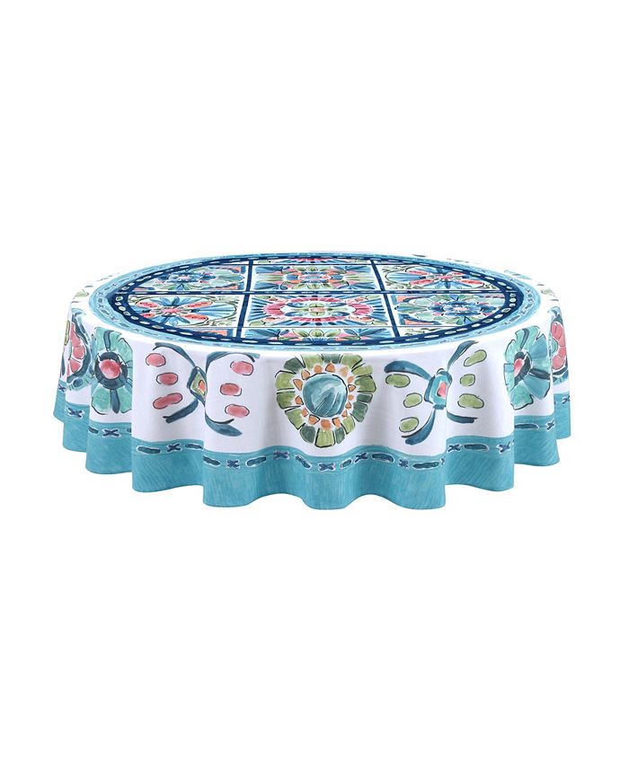 Boho Plaza 70 Round Tablecloth Laural Home Boho Plaza 70 Round Tablecloth -VilleroyBoch shop