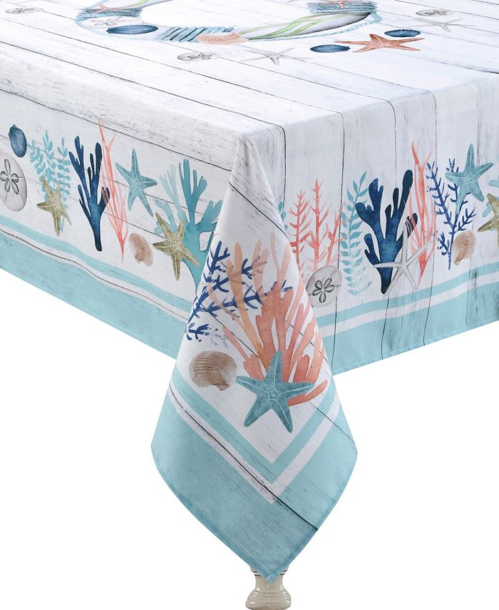 Coastal Reef 70x120 Tablecloth Laural Home Coastal Reef 70x120 Tablecloth -VilleroyBoch shop