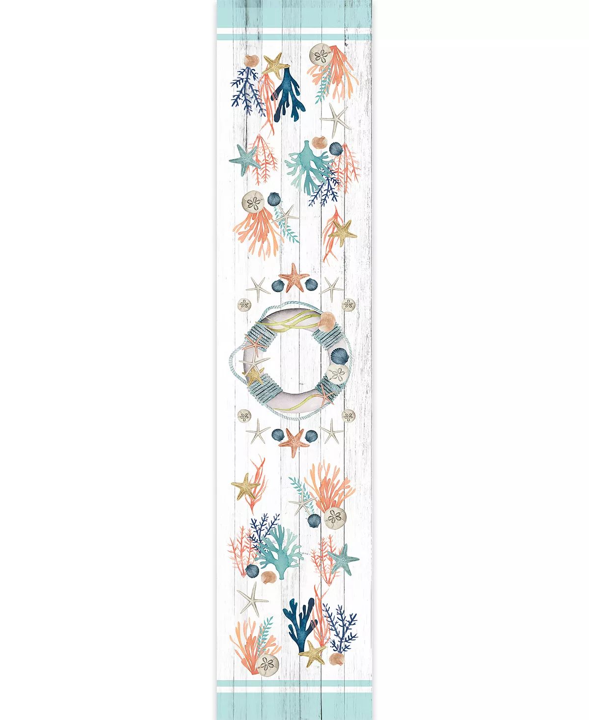 Laural Home Coastal Reef 13x72 Table Runner - Image 2