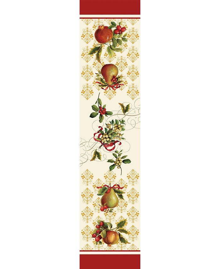 Laural Home Festive Opulence Table Runner 13 X 72 4 Laural Home Festive Opulence Table Runner 13 X 72 - Image 2