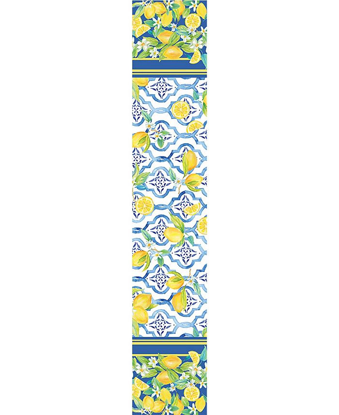 Laural Home Vely Lemons 13x72 Table Runner 4 Laural Home Vely Lemons 13x72 Table Runner - Image 2