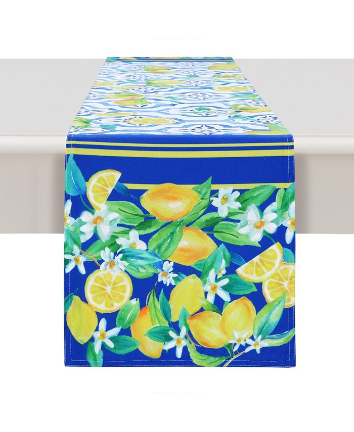 Laural Home Vely Lemons 13x72 Table Runner 3 Laural Home Vely Lemons 13x72 Table Runner
